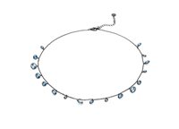 Collana Dago Jewels Donna in Argento Cubic Zirconia NK047-SN